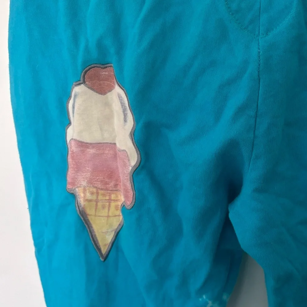 Primp Rare Blue Ice Cream Splatter Pants - Picture 3 of 9
